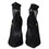 Thumbnail: Black Tulle Stretch Boots Pumps Shoes