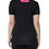 Thumbnail: Black Cotton Logo Print Round Neck T-shirt