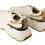 Thumbnail: White Gold Leather Sport DAYMASTER Sneakers Shoes