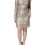 Thumbnail: Gold Floral Lace A-line Sheath Mini Dress