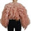 Thumbnail: Pink Ruffles Long Sleeves Pullover Sweater