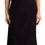 Thumbnail: Black Silk Stretch Strapless Sheath Midi Dress