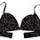 Thumbnail: Black Millennials Star Non Wire Cotton Bra Underwear