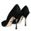 Thumbnail: Black Leopard Lurex High Heels Pumps Shoes