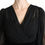 Thumbnail: Black Mesh Pleated Mini Silk Blend Dress