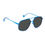 Thumbnail: Blue Stainless Steel Sunglasses