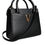 Thumbnail: Black Small Leather TopHandle Shoulder Crossbody Bag