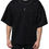 Thumbnail: Black Polyester Necklace Embellished T-shirt