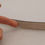 Thumbnail: Beige Velvet Leather Gold Tone Metal Buckle Belt