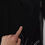 Thumbnail: Black Polyester Crewneck Men Pullover Sweater