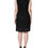 Thumbnail: Black Floral Lace Sheath Sleeveless Mini Dress