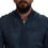 Thumbnail: Blue Leather Perforated Full Zip Jacket