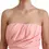 Thumbnail: Pink Silk Stretch Strapless Sheath Dress