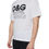 Thumbnail: White Cotton DG Logo Print Casual T-shirt