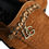 Thumbnail: Brown Velvet Leather Logo Mocassin Slip On Shoes