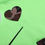 Thumbnail: Green Patchwork Heart Crew Neck Pullover Sweater
