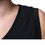 Thumbnail: Black Cotton Born To Be Free Sleeveless T-shirt