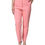 Thumbnail: Rose Pink Polyester High Waist Tapered Pants