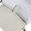 Thumbnail: White Rafia Leather SICILY Crossbody Bag