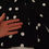 Thumbnail: Black Polka Dots Silk Pussy Bow Long Sleeves Top