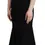 Thumbnail: Black Dress Sheath Flare Viscose Dress