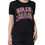 Thumbnail: Black Cotton Logo Print Round Neck T-shirt