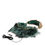 Thumbnail: Green Gold Crystal Fur Headset Audio AUX Headphones