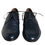 Thumbnail: Navy Blue Leather Derby Dress Formal Shoes
