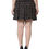 Thumbnail: Multicolor High Waist Tartan Tweed A-line Mini Skirt