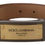 Thumbnail: Brown Leather Gold Engraved Metal Buckle Belt