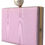 Thumbnail: Pink Silk Gold Frame Clutch Evening Party Purse Bag
