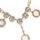 Thumbnail: Gold Chain Brass Crystal Clock Statement Necklace