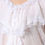 Thumbnail: White Ruffles Lace Long Sleeve Blouse Top