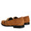 Thumbnail: Brown Velvet Leather Logo Mocassin Slip On Shoes