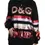 Thumbnail: DG Sequined Hooded Pullover Sweater