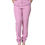 Thumbnail: Pink Polyester High Waist Women Tapered Pants