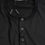 Thumbnail: Black Buttoned Roundneck Short Sleeve T-shirt