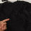 Thumbnail: Black Logo Crewneck Long Sleeve Pullover Sweater