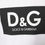 Thumbnail: White Cotton DG Logo Print Casual T-shirt