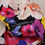 Thumbnail: Black Floral Print Swimsuit Bikini Bottom Swimwear