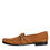 Thumbnail: Brown Velvet Leather Logo Mocassin Slip On Shoes