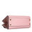 Thumbnail: Pink Small Top Handle Grainy Calf Leather Crossbody Bag