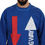 Thumbnail: Blue DGWAY Cotton Crewneck Pullover Sweater