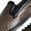 Thumbnail: Brown Black Leather Weaved Men Loafers Shoes