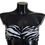 Thumbnail: Black White Zebra Bandeau Swimwear Bikini Top