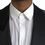 Thumbnail: Black Silver Silk Single Breasted Coat Blazer