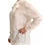 Thumbnail: White Blouse Ascot Collar Shirt Silk Button Top