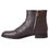 Thumbnail: Brown Leather AMORE Flats Ankle Boots Shoes