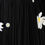 Thumbnail: Black Silk Daisy A-line Long Maxi Dress
