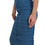 Thumbnail: Blue Mesh Trim Ruched Tulle Sheath Dress